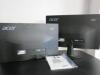 2 x Acer S220HQL 22" LCD Monitor's with Manuals. NOTE: requires 1 x stand & power supply - 2