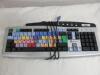 Quantity of Post Production Filming Equipment to Include: 2 x Avid 7020-20000-XX, 2 x Avid Logic Keyboard, Model RT2358TWUK, 1 x Avid Keyboard, Model KB-0173, 1 x Sony Remote Control Unit, Model SVRM-100A. Comes with Power Supplies and Leads (As Viewed) - 10