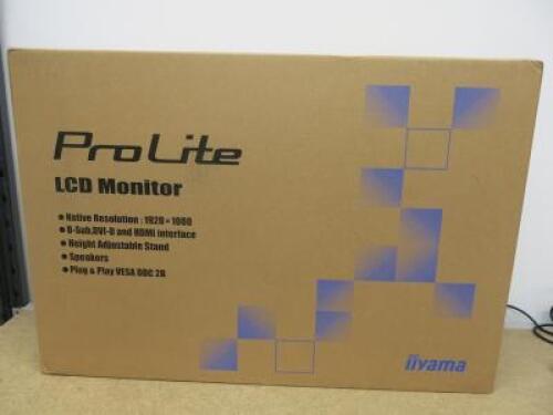 Boxed New iiYama Prolite 27" Full HD LCD Monitor with Height Adjustable Stand, Model B2780HSU