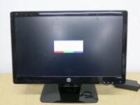 HP 20" LCD Monitor, Model HP2011x. Comes with Power Supply