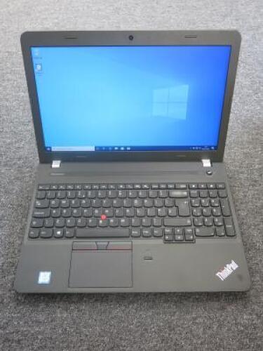 Lenovo 15.5" ThinkPad Laptop, Model E560. Running Windows 10 Pro. Intel Core i5-6200U, CPU @ 2.30GHz, 8GB RAM, 491.2GB HDD. Comes with Power Supply