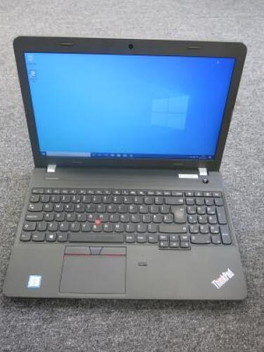Lenovo 15.5" ThinkPad Laptop, Model E560. Running Windows 10 Pro. Intel Core i5-6200U, CPU @ 2.30Ghz, 8GB RAM, 465GB HDD. Comes with Power Supply