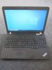 Lenovo 15.5" ThinkPad Laptop, Model E550. Running Windows 10 Pro. Intel Core i5-5200U, CPU @ 2.20GHz, 8GB RAM, 465GB HDD. Comes with Power Supply