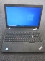 Lenovo 15.5" ThinkPad Laptop, Model E550. Running Windows 10 Pro. Intel Core i7-5500U, CPU @ 2.4GHz, 8GB RAM, 465GB HDD. Comes with Power Supply