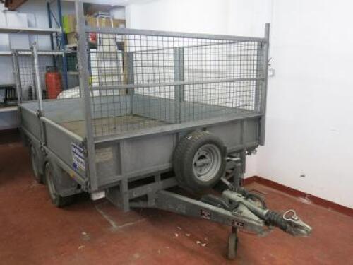 Ifor Williams Twin Wheel Trailer, Model LM106, 10ft x 6ft 6", 3500kg, S/N 5128156.