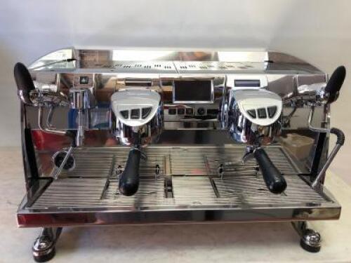 Victoria Arduino Black Eagle 2 Group Espresso Coffee Machine, Model VA388 T3 S GR2 H C, S/N 27482, DOM 4/2019. Comes with Ix Water Eco Friendly Water Filter. Missing Grate