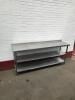 Parry Stainless Steel Prep Table with 2 Shelves Under, Size H90cm x W2m x D50cm - 2