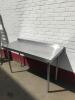 Vogue Stainless Steel Prep Table with Backsplash Upstand, Size H90cm x W1.5m x D60cm - 4