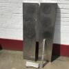2 x Stainless Steel Wall Shelves with Supports. Size W130cm x 30cm - 3
