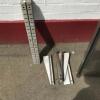 3 x Stainless Steel Wall Shelves with Supports. Size W144cm x D30cm - 3