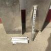 3 x Stainless Steel Wall Shelves with Supports. Size W144cm x D30cm - 6