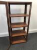 Hardwood & Glass Panel Locking Display Cabinet with 3 Shelves. Size H158cm x W59cm x D45cm - 8