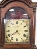 Antique Oak Tall Case Grandfather Clock with Chas Pearson Towster Face. - 2