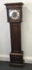 Antique Oak Tall Case Grandfather Clock, 1/4 Hour Chimes & German Kienzle Movement 99432. Comes with Key. - 2