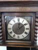 Antique Oak Tall Case Grandfather Clock, 1/4 Hour Chimes & German Kienzle Movement 99432. Comes with Key. - 8