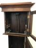Antique Oak Tall Case Grandfather Clock, 1/4 Hour Chimes & German Kienzle Movement 99432. Comes with Key. - 12
