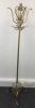 Ornate Design Heavy Duty Gold Painted Hat/Coat Stand