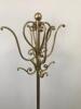 Ornate Design Heavy Duty Gold Painted Hat/Coat Stand - 2