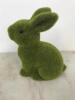 3 x Polystyrene Imitation Grass Covered Rabbit Props - 4
