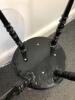 19 x Gloss Black Dining Chairs with Clear Perspex Backrest - 4