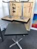 5 x SM France 60cm x 60cm Collapsible/Stacking Outdoor Caf&eacute; Tables - 2