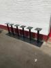 10 x Hillcross B&L Bath DSLM Final Heavy Duty Table Bases (6 Square & 4 Round) - 3