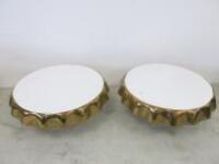 2 x 11" Ten Strawberry Street China Cake Stands