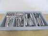 193 x Pieces of Artis Cutlery to Include: 96 x Knives & 97 x Forks with Plastic Tray
