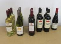 14 x Assorted Bottles of Red and White Wine