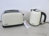 Russell Hobbs Kettle (Model 20415) & 2 Slice Toaster (Model 23334)
