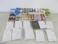 Lot Consisting of 92 x Heart & Home, Single Wick Fragranced Candles (52g), 10 x Other Candle Sets & 21 x 'Just For You' Small Gift Bags (As Pictured/Viewed)