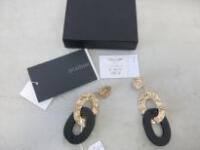 Sportmax Clip On Costume Jewelry Earrings RRP £149, Boxed