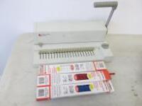 Rexel CB3000 Binding Machine with 3 x Packs of Comb Binding Rings