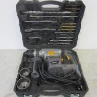 Titan Magnesium SDS 240v Hammer Drill in Carry Case with Assorted Drill Bits & Core Drills