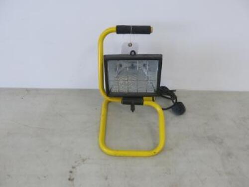 400w Portable Site Light. NOTE: Requires new bulb