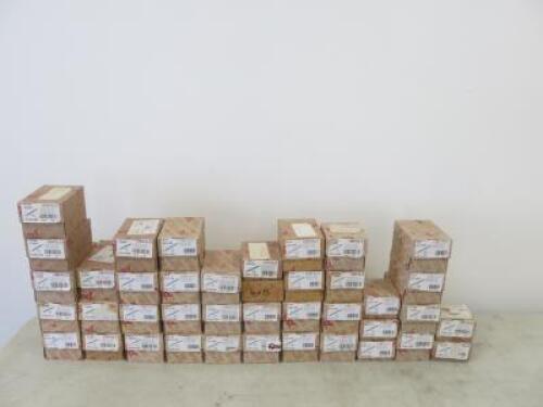 40 x Assorted Sized Boxes of Hafele Hospa Screws to Include:1 x 5,0 x 100, 1 x 5,0 x 45, 1 x 5,0 x 40, 1 x 5,0 x 35, 1 x 5,0 x 30, 1 x 4.5 x 35, 1 x 4.5 x 30, 1 x 4.5 x 25, 1 x 4,0 x 70, 1 x 4,0 x 55, 1 x 4,0 x 45, 1 x 4,5 x 40, 2 x 4,0 x 40, 1 x 4,0 x 35