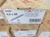 40 x Assorted Sized Boxes of Hafele Hospa Screws to Include:1 x 5,0 x 100, 1 x 5,0 x 45, 1 x 5,0 x 40, 1 x 5,0 x 35, 1 x 5,0 x 30, 1 x 4.5 x 35, 1 x 4.5 x 30, 1 x 4.5 x 25, 1 x 4,0 x 70, 1 x 4,0 x 55, 1 x 4,0 x 45, 1 x 4,5 x 40, 2 x 4,0 x 40, 1 x 4,0 x 35 - 8