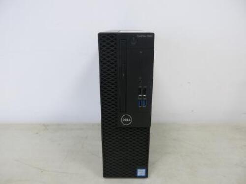 Dell Optiplex 3060 SFF, Model D11S. Intel Core i5-8500 CPU@3.00Ghz. 8GB RAM. 500GB HDD. DVD-RW Drive. No Operating System.