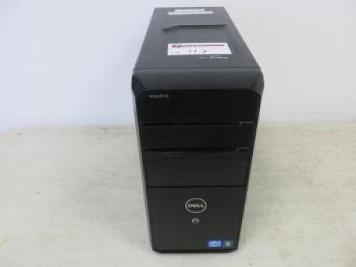 Dell Vostro PC, Model D10M. Running Windows 10 Pro. Intel Core i7 CPU @ 3.4GHz. 8GB RAM. 250GB HDD. DVD-RW Drive.