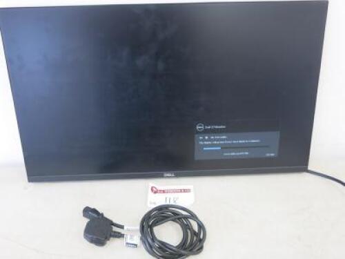 Dell Flat Panel Monitor, Model P2719H. Comes with Power Supply. NOTE: Requires stand