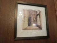 Glazed, Framed & Mounted Print Villa Pisani, Veneto. Size H52cm x W52cm