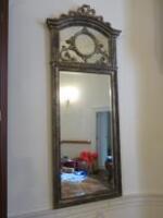 Antique Effect Bevel Edged Mirror. Size H195cm x W72cm