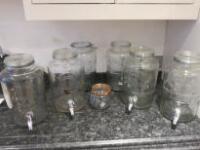 8 x Kilner Water Dispensers & 1 x Other. NOTE: some incomplete (As Viewed/Pictured)