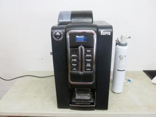 Evoca SPA Roma Bean to Cup Coffee Machine. Type KREA, Model ESB4S-R/UKQ, S/N 90911850, Year Feb 2019, 240v. Comes with Key & Water Filtration System, Model RIJO-CL-M1