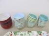 Lot to Include 3 x Strawberry Patterned Trays, 29 Melamine Childs Rice Bowls & 4 Other China Bowls - 2