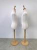 Pair of Children's Torso Mannequins on Wood Stands - 2