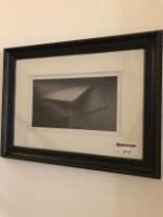 Glazed, Framed & Mounted Picture of Envelope. Size H63cm x W83cm