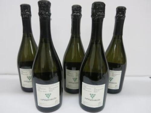 5 x Bottles of Artigianale Prosecco Brut, 750ml. RRP £75