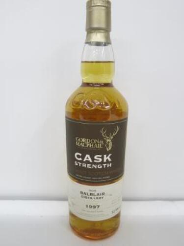 Gordon & Macphail Cask Strength Single Malt Whisky, Balblair Distillery 1997, 700ml. RRP £ 150