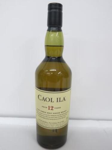Caol Ila 12 Yrs Islay Single Malt Scotch Whisky, 700ml. RRP £35